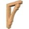 Ekena Millwork Olympic Arts and Crafts Smooth Bracket w/ Offset Brace, Western Red Cedar, 7 1/2"W x 36"D x 48"H BKT0806X36X48OLY03SWR - alternate 1